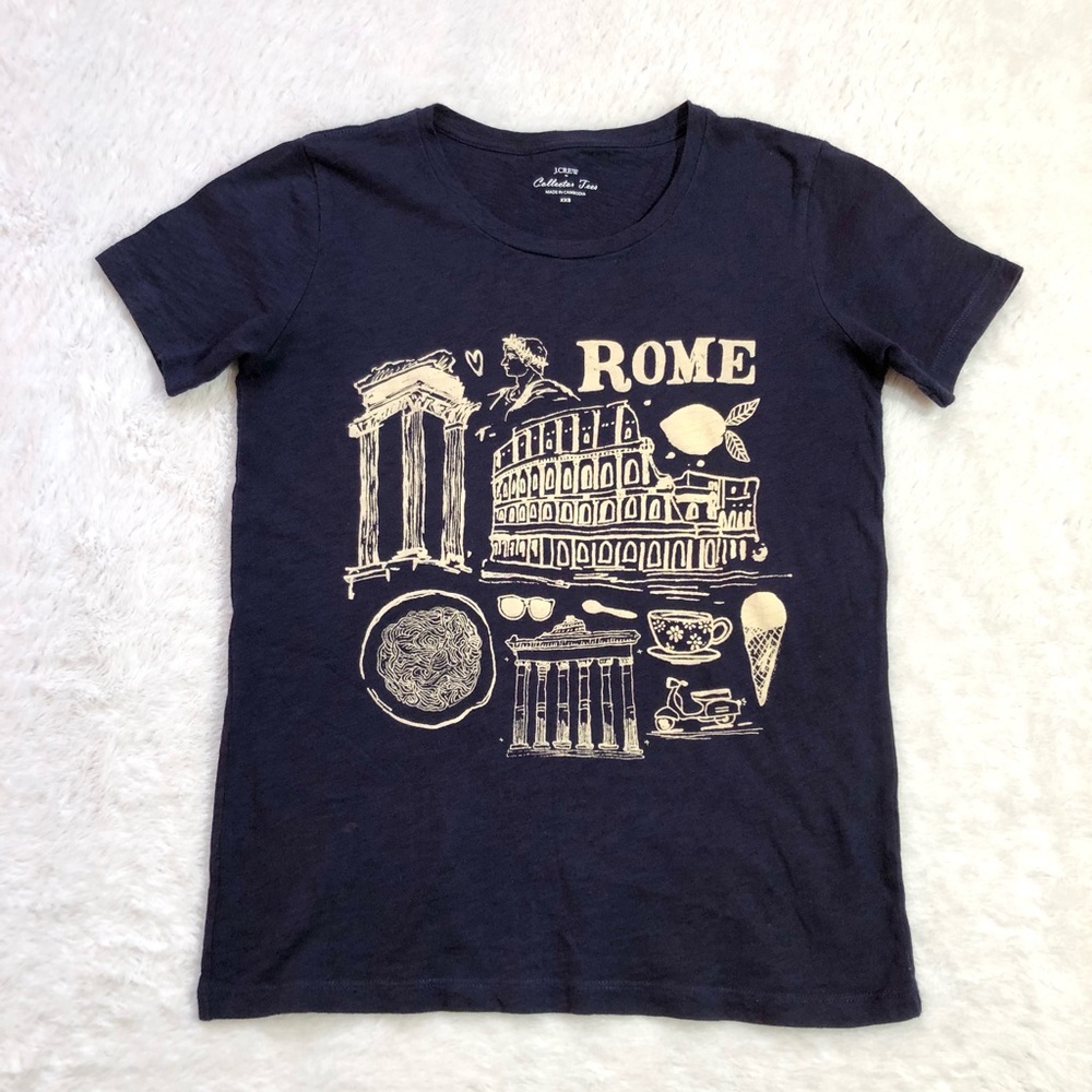 J. Crew “Rome” Destination Art T-Shirt